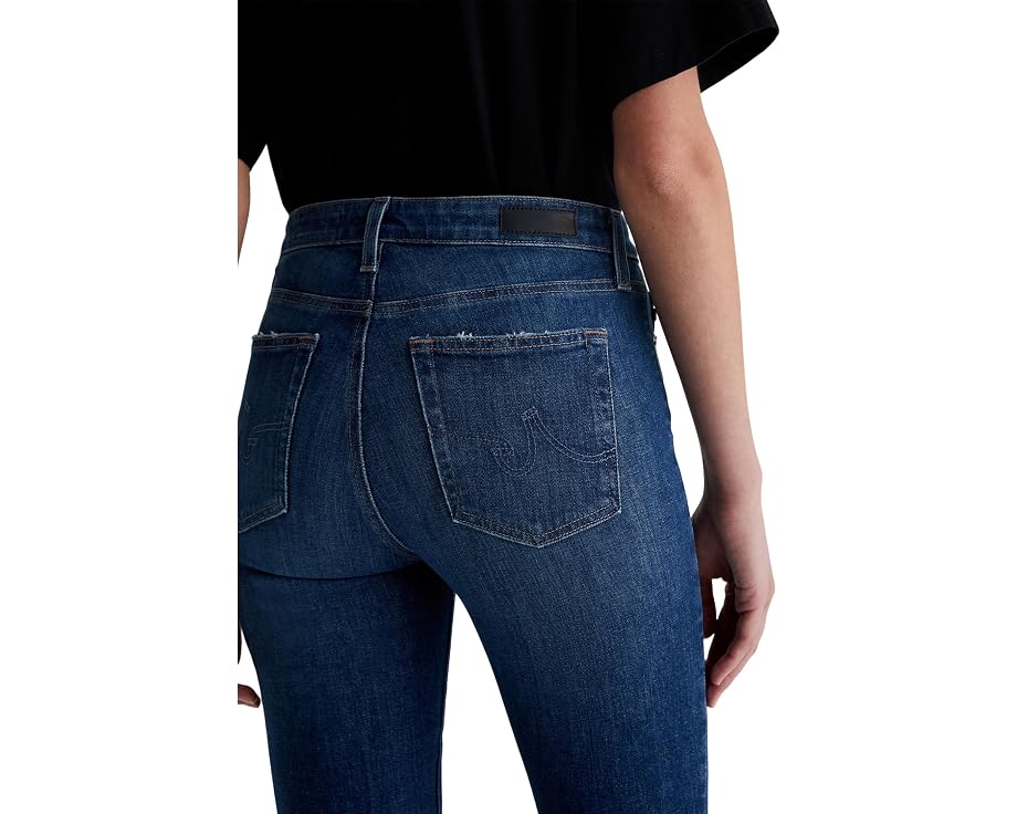 Джинсы AG Jeans Mari Slim Straight с завышенной талией