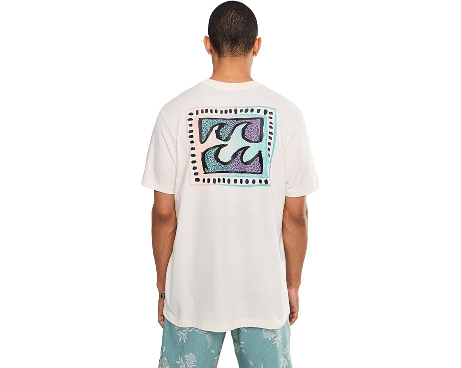 Биллабонг футболка Crayon Wave Premium Short Sleeve хлопковая