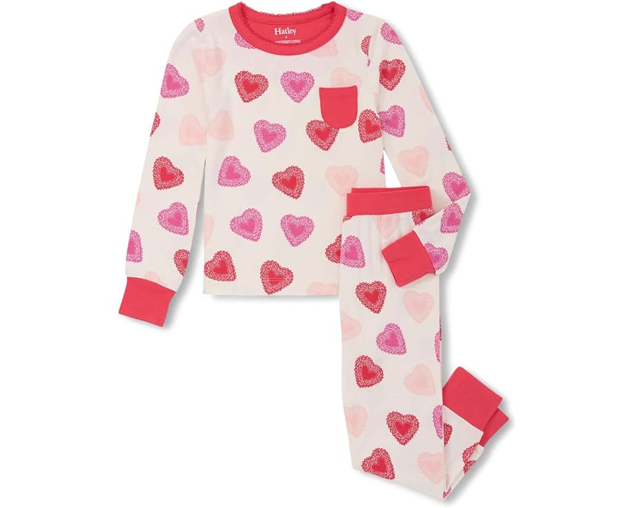 Пижамный комплект Hatley Kids из бамбука с веселым принтом