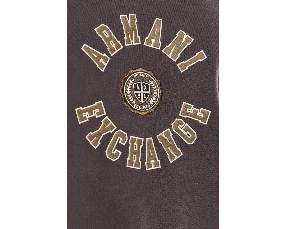 Свитшот Armani Exchange Collegiate с круглым вырезом