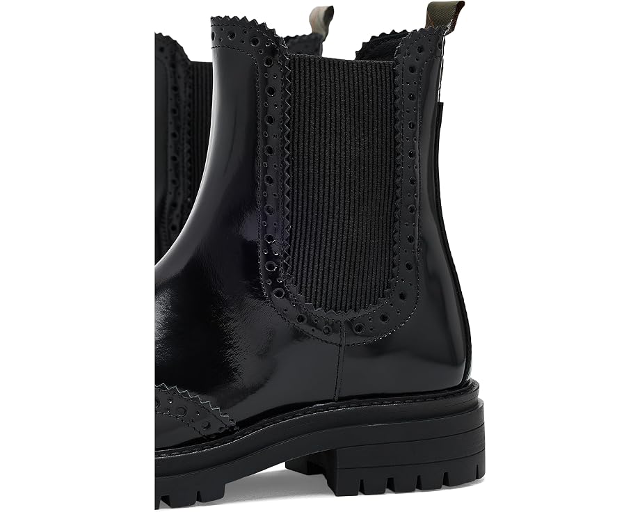 Barbour Fawne Chelsea черные кожаные ботинки