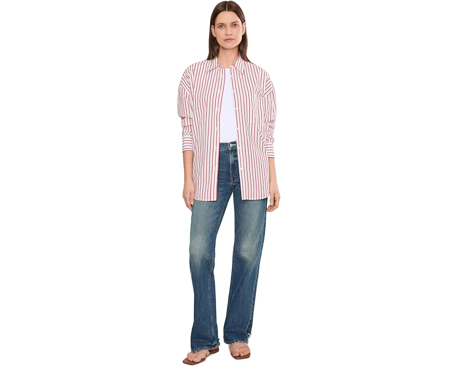 Свободная рубашка Coastal Poplin из органического хлопка от Faherty