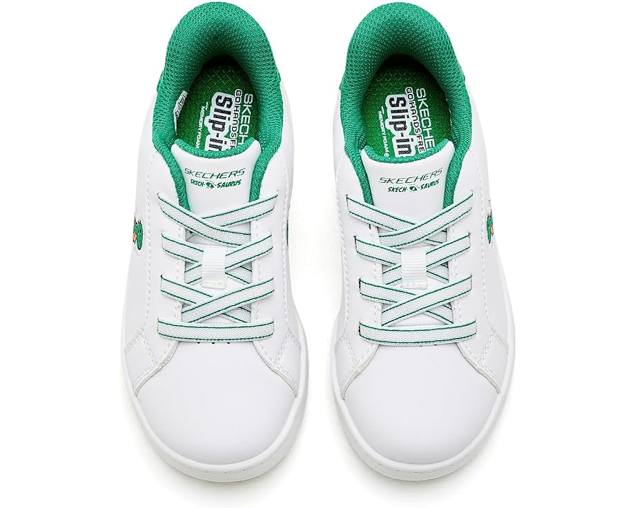 Skechers детские кроссовки Hands Free Slip-Ins Quick Street с динозавром
