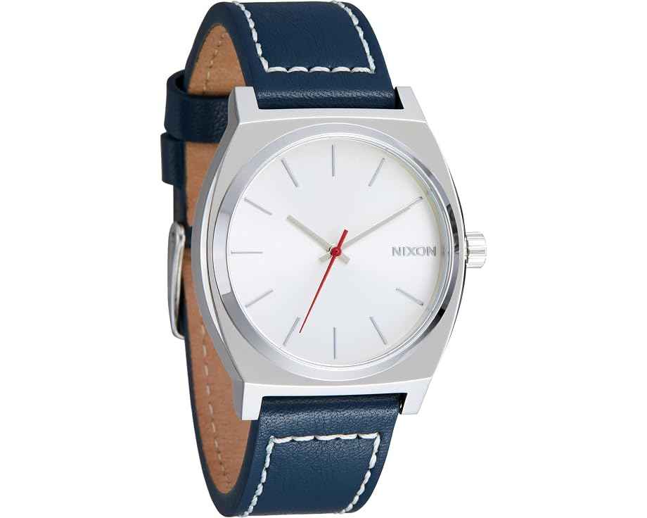 Часы Nixon Time Teller Leather с кожаным ремешком