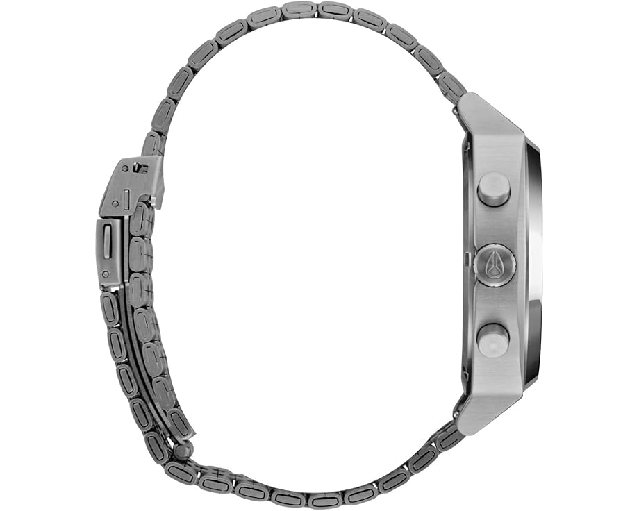 Nixon Time Teller Chrono хронограф с японским кварцем и браслетом из стали