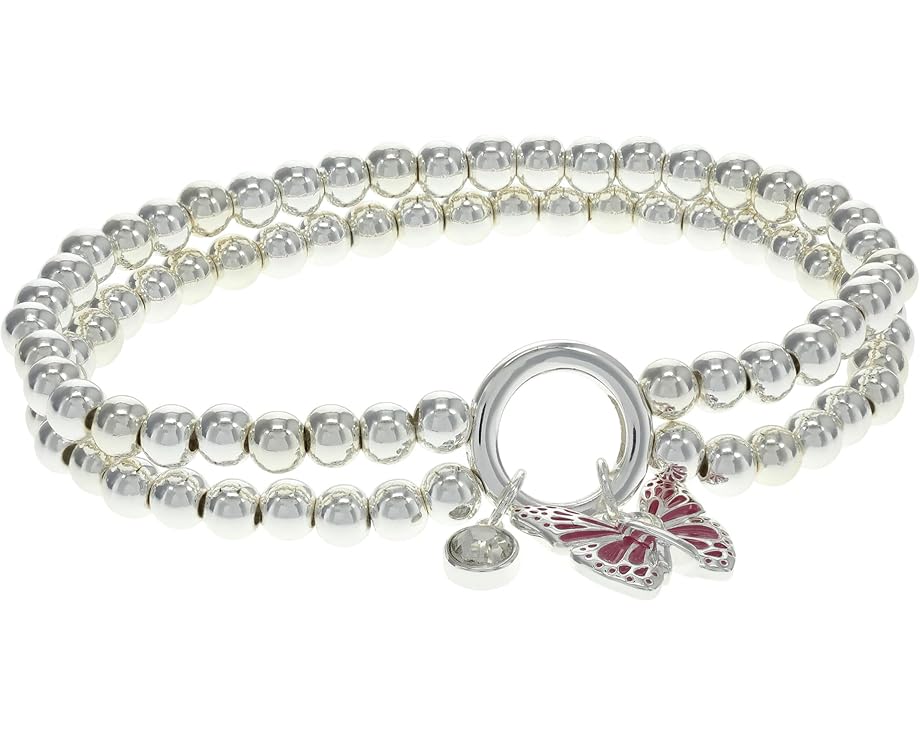 Браслет Butterfly Double Stretch от Alex and Ani с подвеской-бабочкой