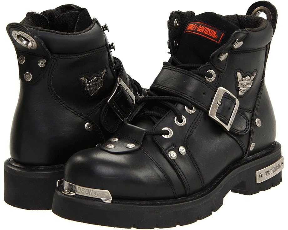 Кожаные ботинки Harley-Davidson Brake Buckle на шнуровке с рантовой конструкцией