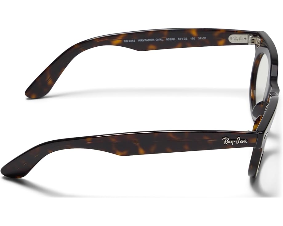 Солнцезащитные очки Ray-Ban Wayfarer Oval с овальной оправой и градиентными линзами
