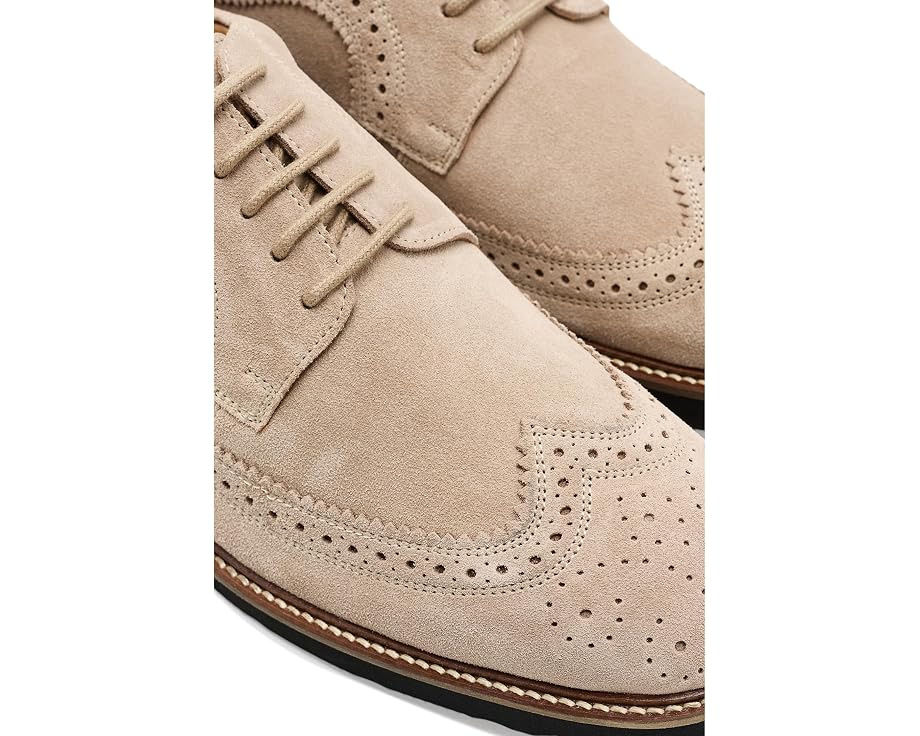 Оксфорды A.Veer Ellis Wingtip из замши с мысом