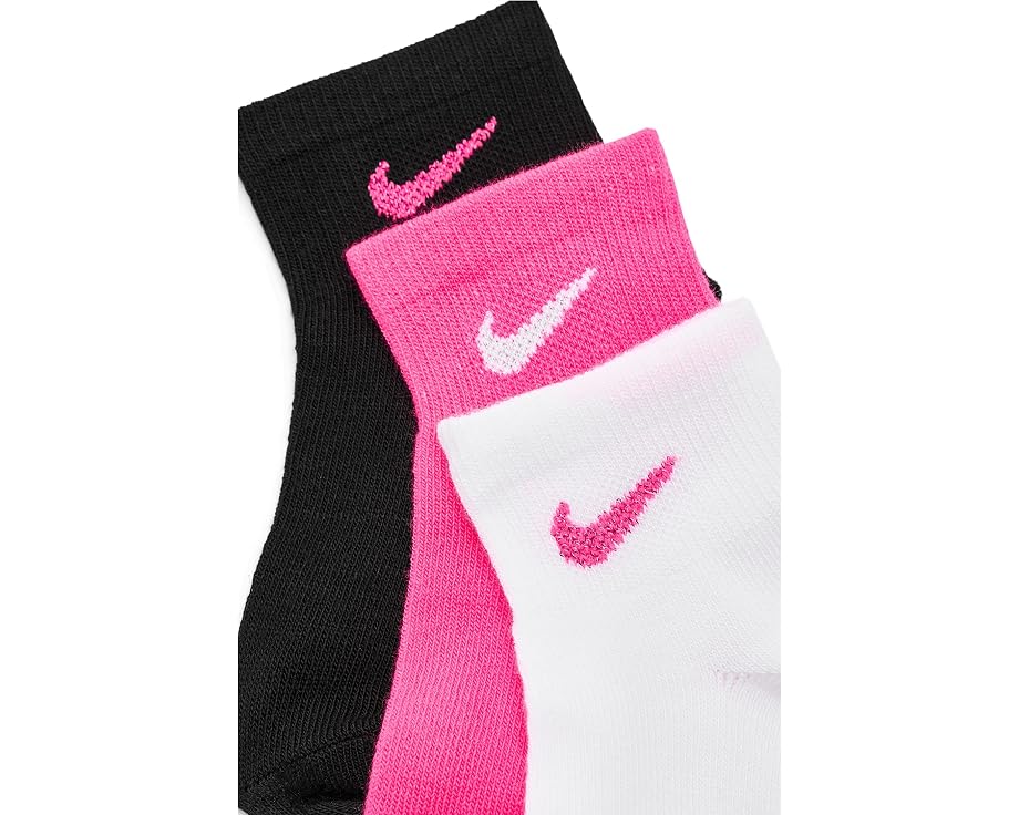 Nike детские носки металлик 6 пар щиколотка розовые