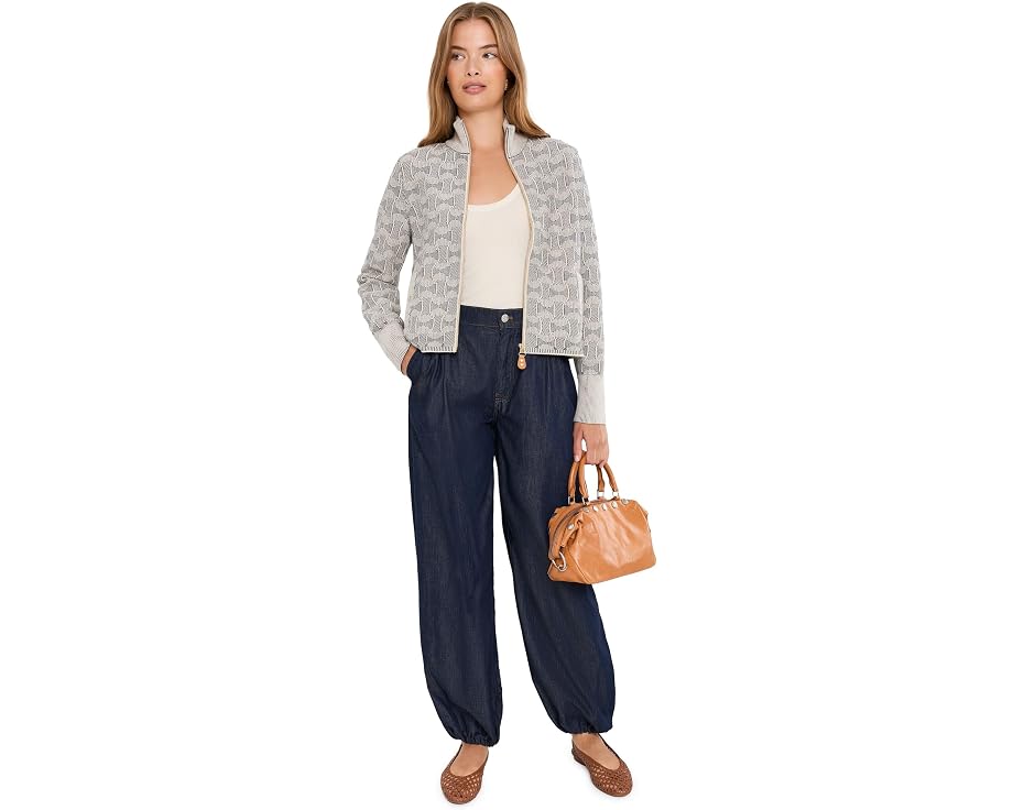 Жакет NIC+ZOE Petite Dapper Swirl Knit с узором