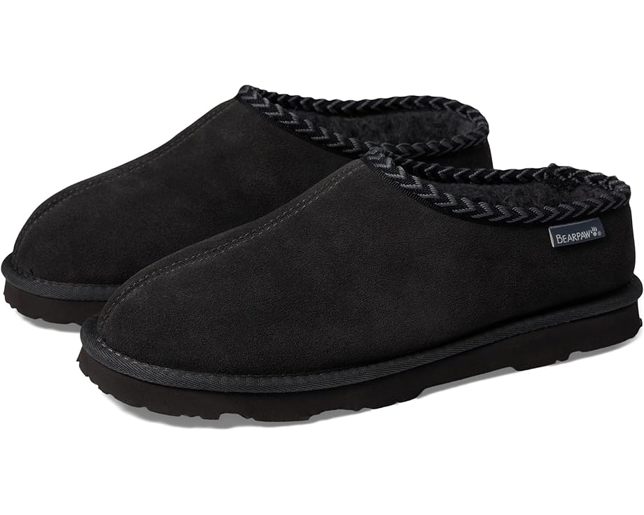 Тапочки Beau Bearpaw из замши с овечьей шерстью и резиновой подошвой