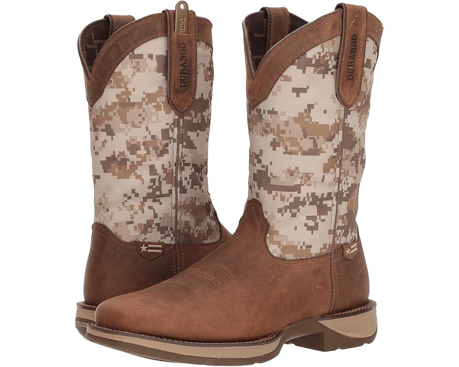 Ботинки Durango Rebel 12 Desert Camo с квадратным носком