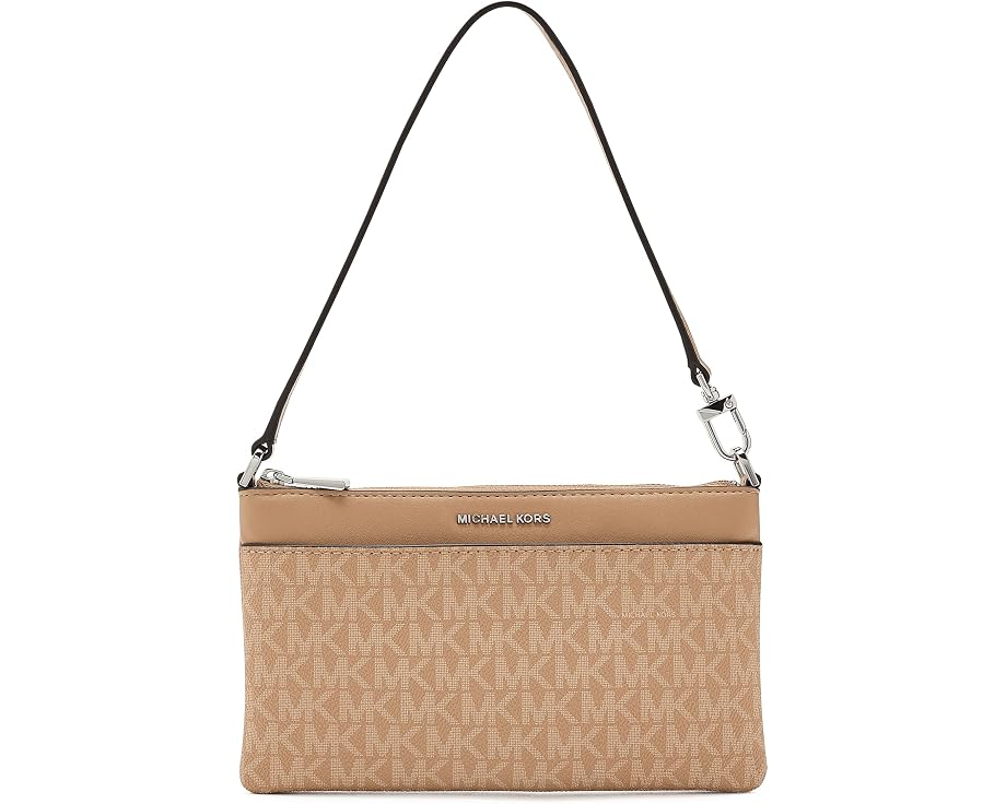 Клатч Jet Set с верхней молнией и съемным ремешком MICHAEL Michael Kors