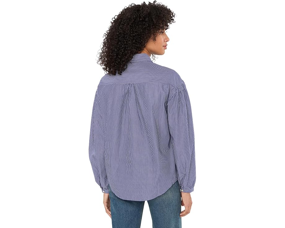 Блузка Faherty Coastal Poplin Suki с длинным рукавом
