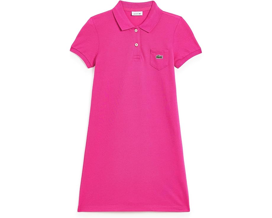 Платье Pique Lacoste для девочек в спортивном стиле