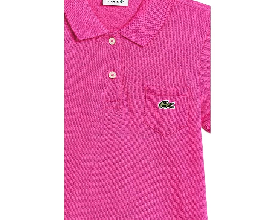 Платье Pique Lacoste для девочек в спортивном стиле
