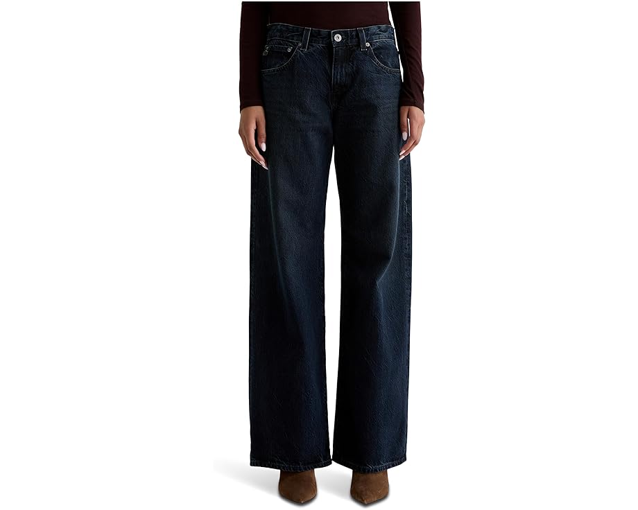 Джинсы AG Jeans Adria Low Rise Baggy Wide Leg свободного кроя
