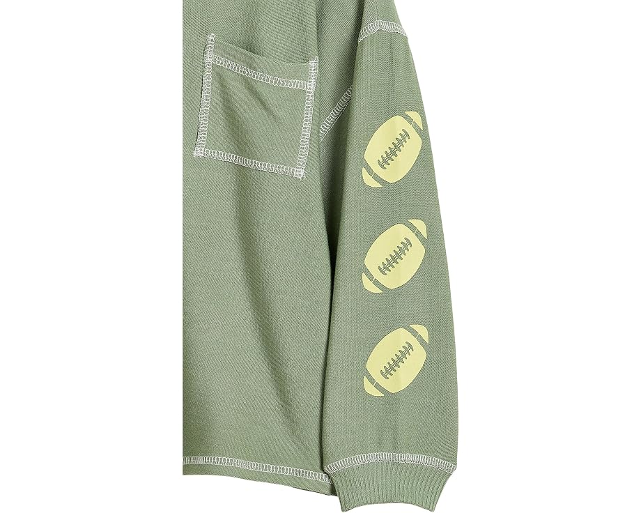Football Pocket Crew Neck Sweatshirt (Little Kid/Big Kid)