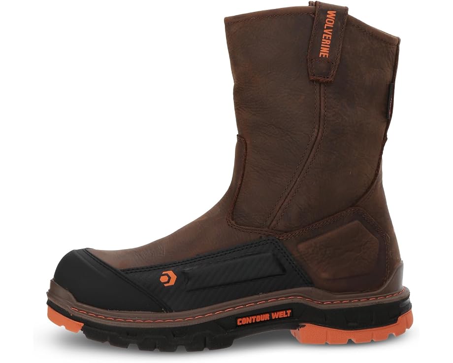 Водонепроницаемые рабочие ботинки Overpass Wolverine с композитным носком 10 дюймов