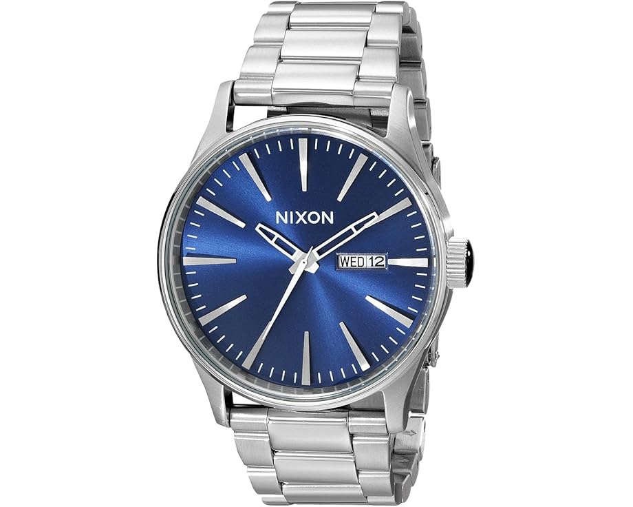 Часы Nixon The Sentry SS из коллекции Blue Sunray со стальным браслетом