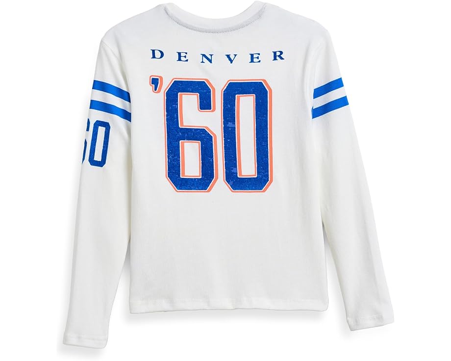 Футболка NFL Denver Broncos с полосатым воротом (Little Kid/Big Kid)
