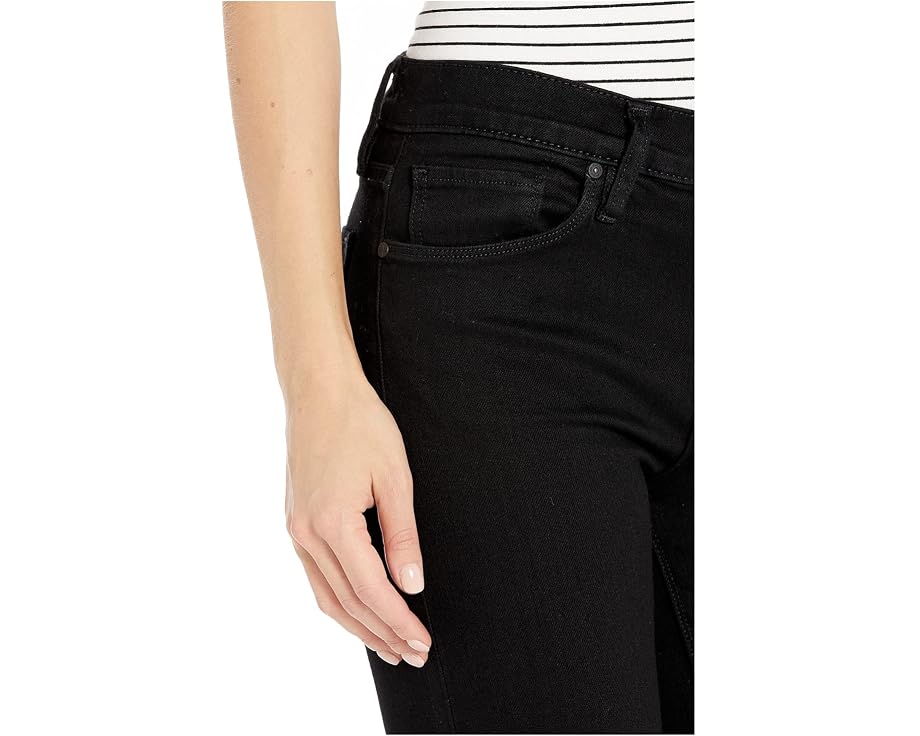 Джинсы Nico Mid-Rise Straight от Hudson Jeans в черном цвете