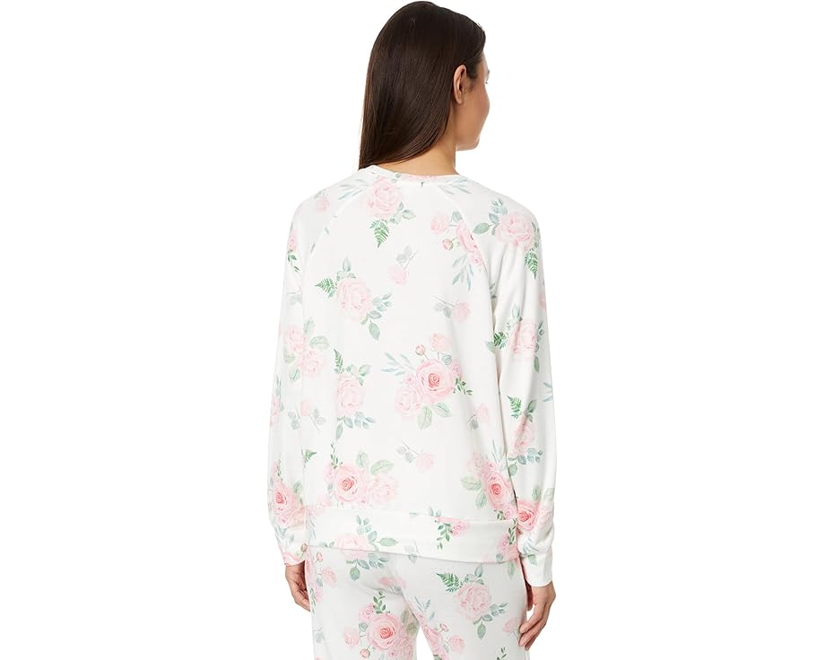 Толстовка Garden Hearts Floral от P.J. Salvage с цветочным принтом бежевого цвета