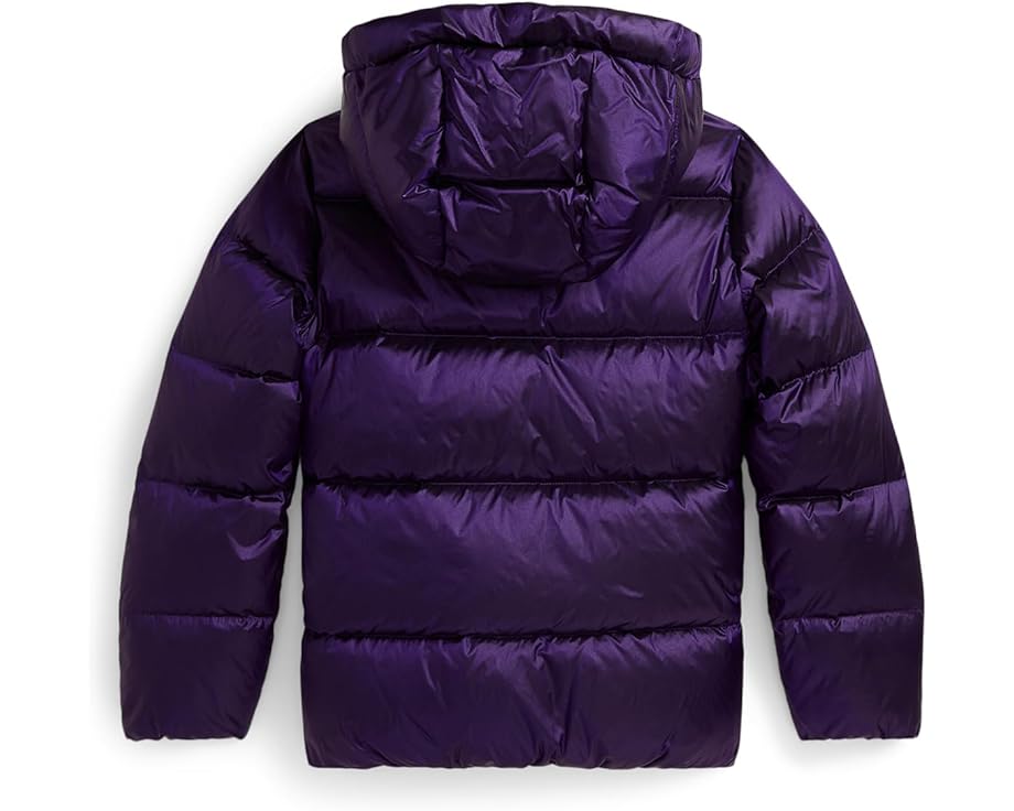 Пуховая куртка с капюшоном Metallic Down от Polo Ralph Lauren Kids для старших детей