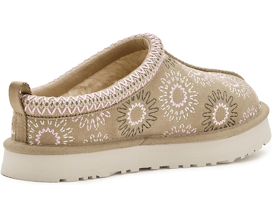 Детские тапочки UGG Kids Tazz Sun Stitch с вышивкой