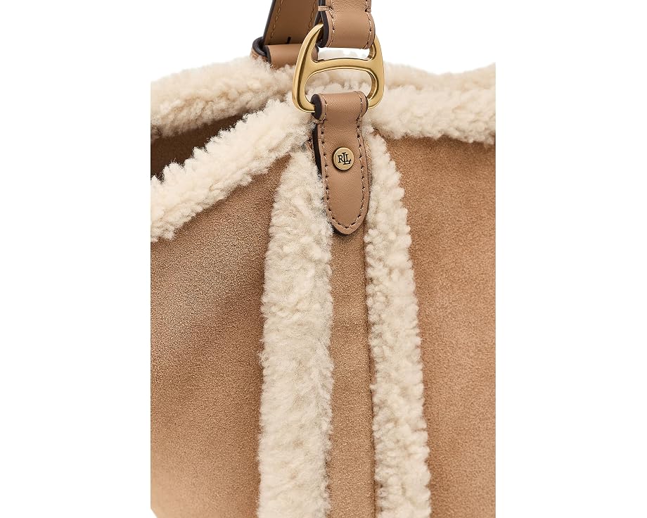 Lauren Ralph Lauren сумка-тоут Tasha Small с отделкой из овчины