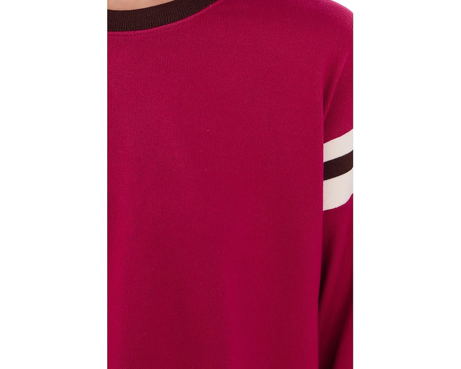 Футболка Faherty Sport Jersey Throwback с длинным рукавом