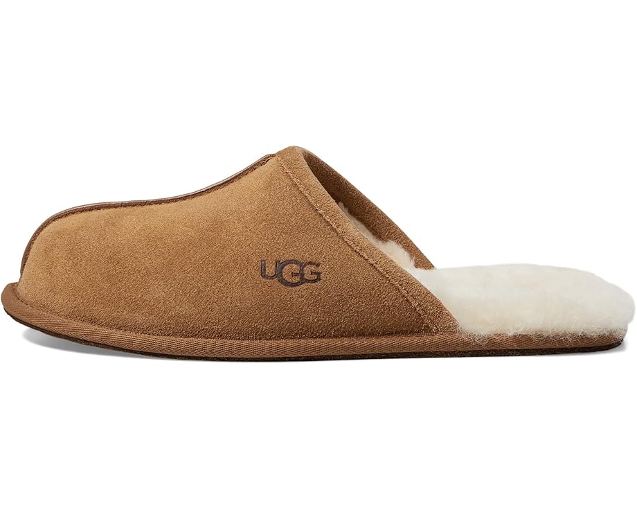 Тапочки UGG Scuff из овчины с подошвой из замши и подкладкой UGGpure