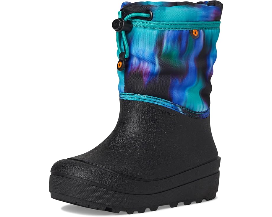 Детские зимние сапоги Bogs Kids Snow Shell с принтом северное сияние