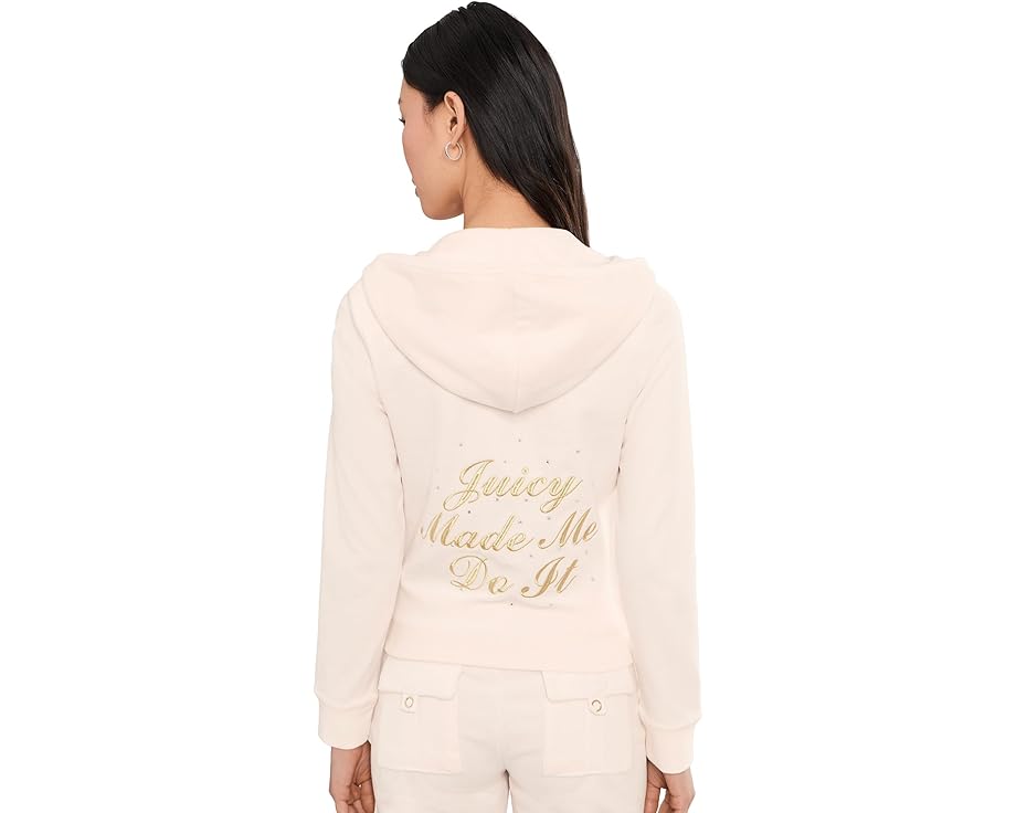 Juicy Couture спортивная куртка Heritage с контрастными резинками