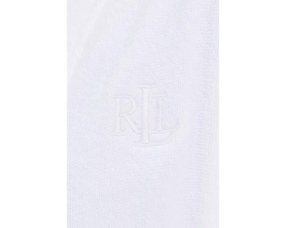 Халат Lauren Ralph Lauren из интерлока с капюшоном и контрастным кантом