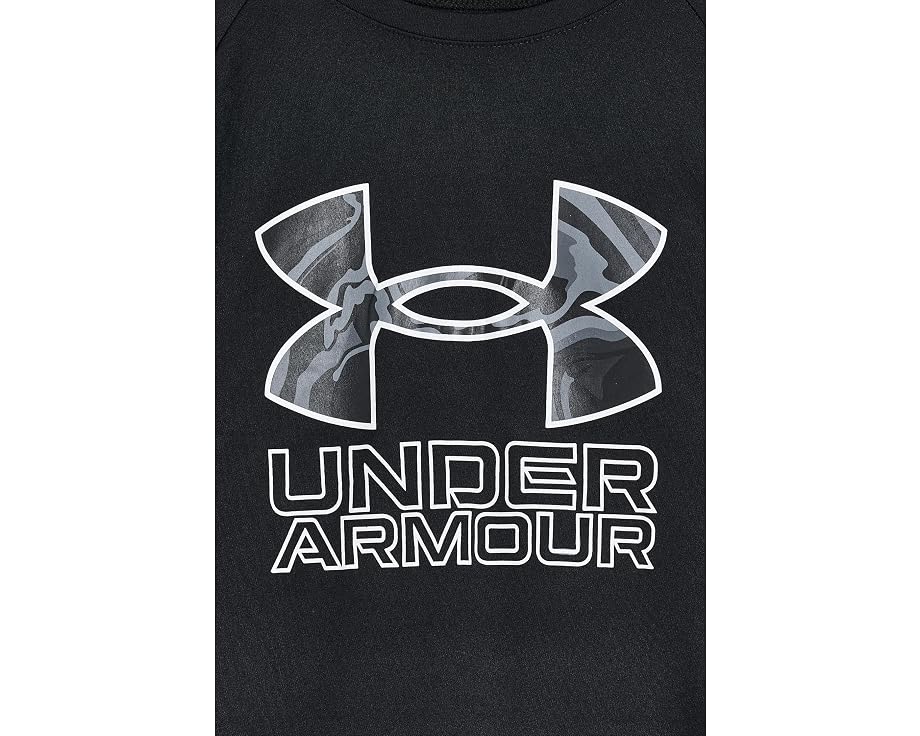 Under Armour футболка Tech Hybrid Print с длинным рукавом для детей