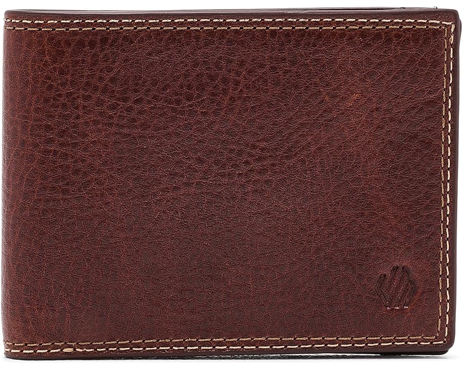 Johnston & Murphy Double Contrast Stitch кошелек-бифолд с контрастной строчкой