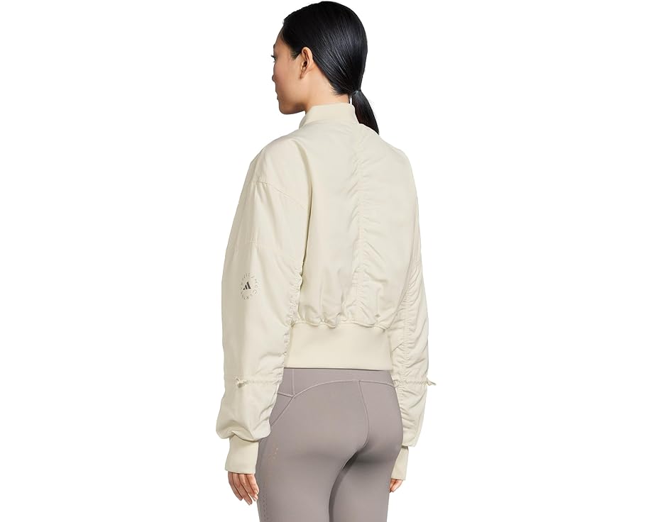 Короткая тканая куртка-бомбер adidas by Stella McCartney из переработанных материалов