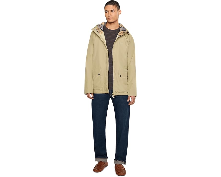 Ветровка Barbour Hooded Domus Waterproof с капюшоном в клетку и водоотталкивающей мембраной