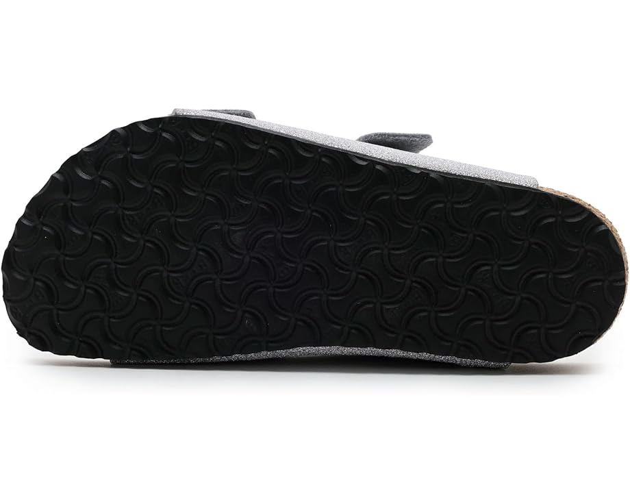 Блестящие детские сандалии Birkenstock Kids Arizona Shiny Glitter с пробковой стелькой