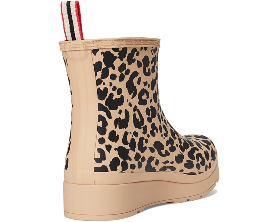 Утепленные короткие сапоги Play Short Insulated от Hunter цвет Medium Natural Leopard