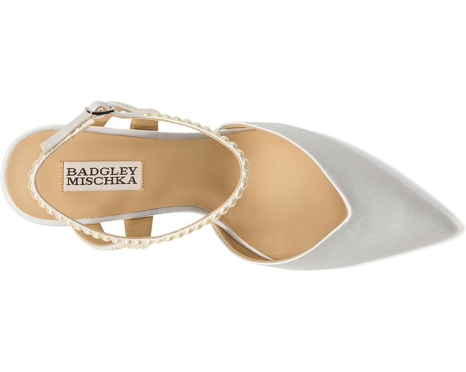 Туфли Badgley Mischka Destinee на каблуке с жемчужной деталью на лямке