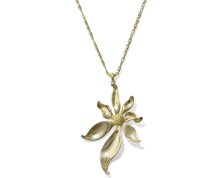 Кулон на цепи Kendra Scott Anya Flower Long Pendant с цветочной подвеской