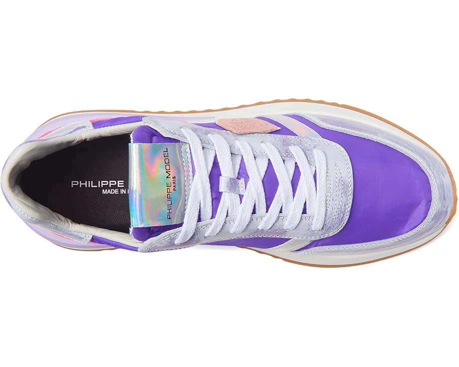Кроссовки Philippe Model Tropez 2.1 из кожи и текстиля с камуфляжным принтом
