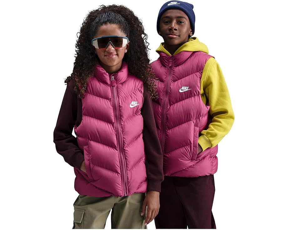 Nike Kids Пуховый жилет Therma-FIT свободного кроя с водоотталкивающей тканью