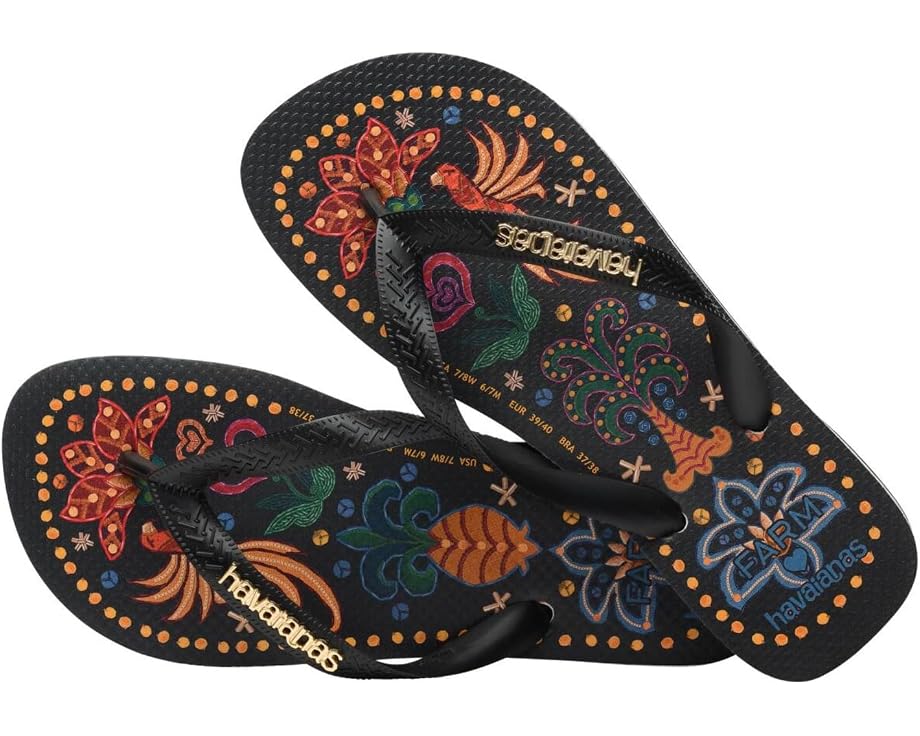 Шлепанцы Farm Rio Flip-Flop от Havaianas с дизайном