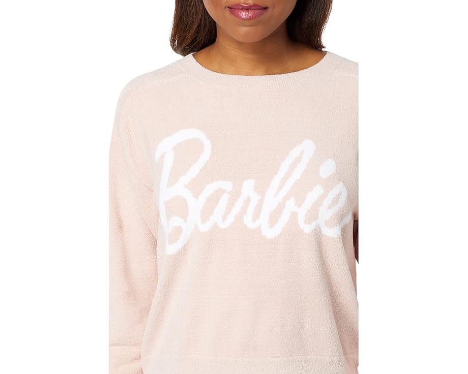 Barefoot Dreams Толстовка CozyChic Ultra Lite Barbie с логотипом