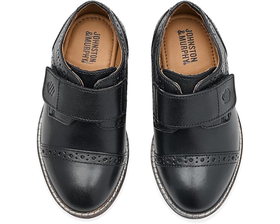 Детские туфли Johnston & Murphy Conard Cap Toe с липучкой