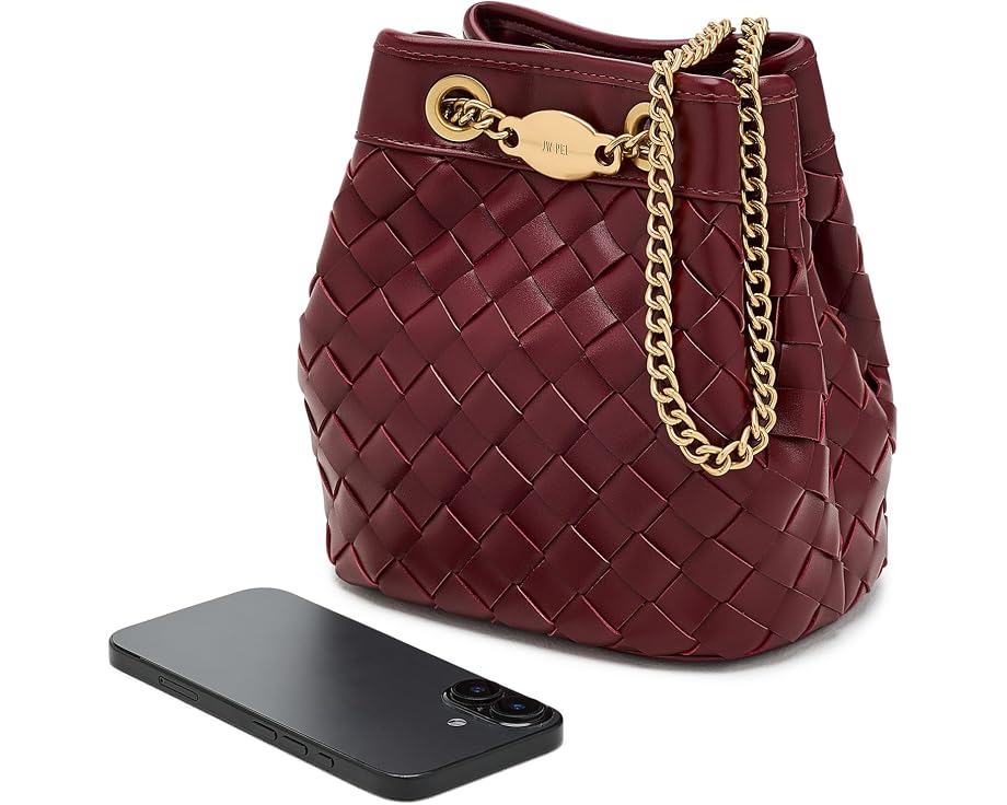 Yara Hand-Woven Bucket Bag